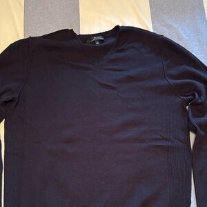 Marc Anthony Men's Dark V-Neck Sweater